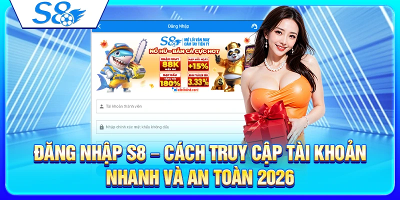 Đăng Nhập S8 – Cách Truy Cập Tài Khoản Nhanh Và An Toàn 2026